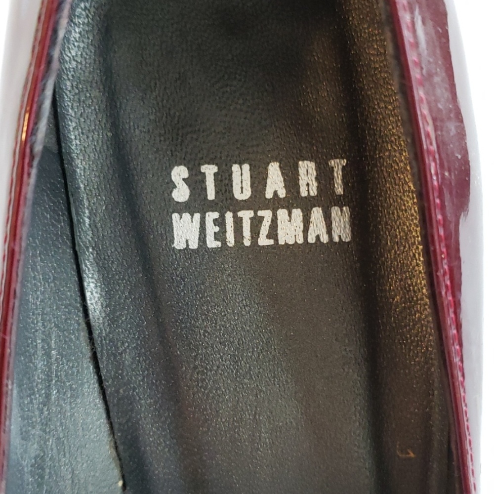 Stuart Weitzman Dark Red Pumps With Button The - image 2